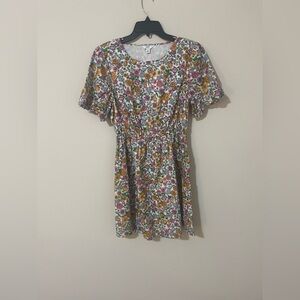 NWOT Crown & Ivy Floral Elastic Waist Summer Dress